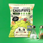 CauliPuffs - Corn, Rice, and Cauliflower Gluten Free Puffed Snack (15 x 0.75oz Bags, Vegan Salt & Pepper)