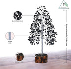 FashionZAADI Black Tourmaline Crystal Bonsai Tree for Positive Energy - Reiki Protection Crystals - Tree of Life Decor - Desk Accessories Aesthetic