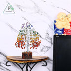 FASHIONZAADI Seven Chakra Crystal Tree Birthday Gifts for Women, Healing Crystal Tree of Life Sister Gifts Room & Home Decor Gift for Mom Her Positive Energy New Home House Warming Gift Women Unique