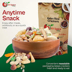 NY Spice Shop Asian Rice Crackers - 5 Pound Rice Snacks - Crunchy, Spicy, Natural & Mixed Rice Crackers - No Artificial Colors