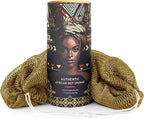 African Net Sponge Authentic - Afro Scrub Exfoliating Net Sponge with Knots - African Bath Sponges for Body Scrubber Exfoliator - Back Scrubber for Shower Bathing Accessories