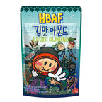 [Official Gilim HBAF] Korean Seasoned Laver Almonds Nut Snack | Kids, School, Office, Trip Snack | Pre-workout Snack | Asian Snacks (Seaweed, 1 x 120 gram pack)