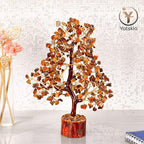 YATSKIA Tiger Eye Crystal Tree - Gemstone Tree of Life - Tiger Eye Stone - Chakra Gifts - Crystal Décor - Feng Shui Decor - Spiritual Gifts for Women