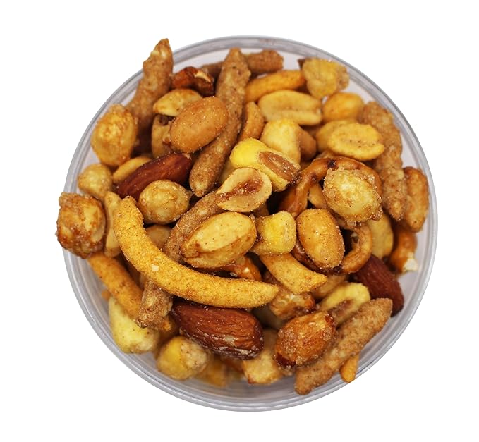 RESNACK Original Bar Mix – 2 Pack (14 oz each) – Spicy Peanuts, Corn Sticks, Sesame Sticks, Mini Pretzels & Smoked Almonds – Kosher, Chips Alternative Snack