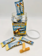 Baklava Sticks Minis, Vanilla Cream Crispy Phyllo Dough, 15.6 oz (40 Pieces) (FULL JAR 40 minis, Vanilla)