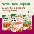 Snak Club Tajin Crunchy Peanuts, Nuts with Chili and Lime Seasoning, Mild, 2.25 oz Snack Bags, 12 Pack