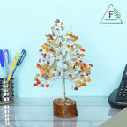 FASHIONZAADI 7 Chakra Tree of Life - Crystal Tree for Positive Energy, Feng Shui Home Decor, Wire Bonsai, Crystal Decor - Spiritual Gift, Meditation