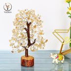 Citrine Crystal Tree - Feng Shui Decor - Chakra Tree - Spiritual Items - Home Decoration - Gemstone Tree - Crystals - Crystal Decor - Home Office Decor - Citrine Crystal Stone - Good Luck Gifts