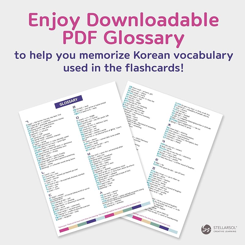 55 Korean Slang Flashcards - 110 Popular Slang for Beginners