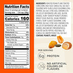 Snak Club Tajin Fiesta Snack Mix, Peanuts, Crunchy Peanuts, Toasted Corn, and Pepitas with Chili and Lime Seasoning, Mild, No Artificial Colors or Flavors, 11 oz Resealable Bag