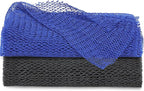 2pc African Net Long Bath Net Sponge,JASSINS African Bathing Sponge,Body Exfoliating Long Net Shower Body Scrubber Back Scrubber Skin Smoother,Stretch Length to 66 INCH