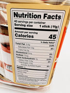 Baklava Sticks Minis, Bueno Cream Crispy Phyllo Dough, 15.6 oz (40 Pieces) (FULL JAR 40 minis, Bueno)