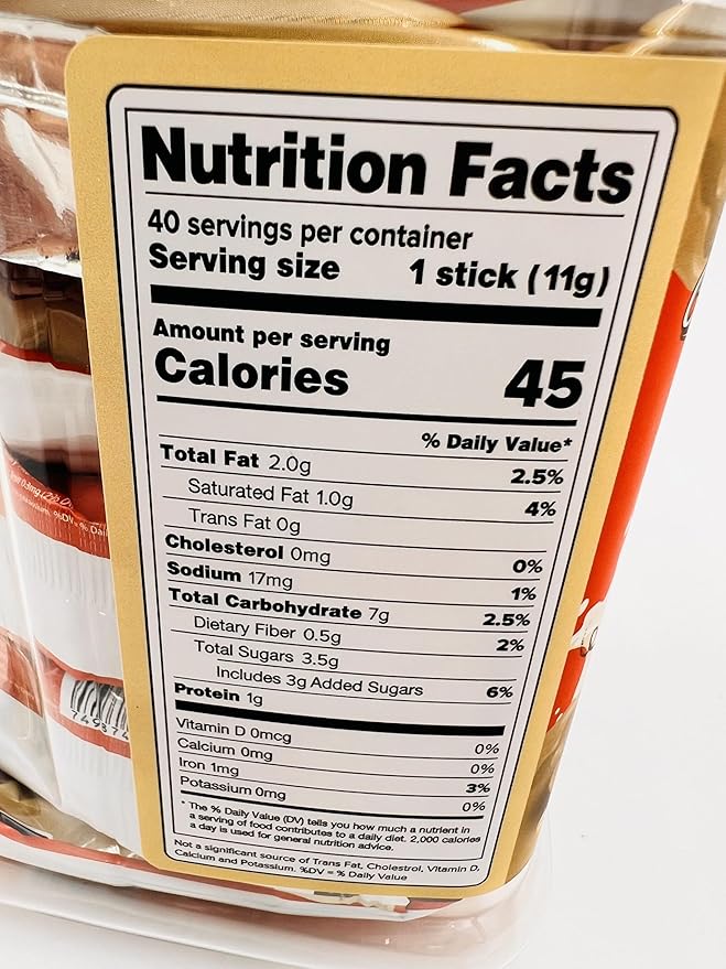 Baklava Sticks Minis, Bueno Cream Crispy Phyllo Dough, 15.6 oz (40 Pieces) (FULL JAR 40 minis, Bueno)