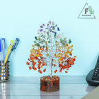 FASHIONZAADI Seven Chakra Crystal Tree Birthday Gifts for Women, Healing Crystal Tree of Life Sister Gifts Room & Home Decor Gift for Mom Her Positive Energy New Home House Warming Gift Women Unique