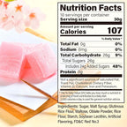 YAMASAN KYOTO UJI Japanese Sakura Mochi Candies, Real Traditional Cherry blossom Rice Cakes, 300g/10.58oz, Japanese Snacks, Japanese Candy, Individually Wrapped