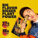 Daal By Keen Crunchy Mung Bean Snacks – Wild Habanero - Plant-Based Protein, High Fiber, Gluten Free & Nut-Free – Mix into Salads or Enjoy as an On-the-Go Snack - 1 Resealable Pack, 4.76 oz