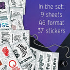 36Pcs Grunge Stickers, 90's Grunge Music, Rock Stickers, Rock Band Decals, Music Gifts for Men and Women