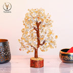 Citrine Crystal Tree - Feng Shui Decor - Chakra Tree - Spiritual Items - Home Decoration - Gemstone Tree - Crystals - Crystal Decor - Home Office Decor - Citrine Crystal Stone - Good Luck Gifts