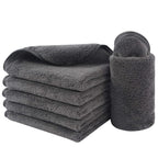 SINLAND Microfiber Face Cloths Reusable Makeup Remover Washcloths Super Soft and Absorbent Fingertip Face Towels for Sensitive Skin Women 12 x 12 Inch 6 Pack