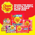 Chupa Chups Mini Lollipop Halloween Trick or Treat Candy Variety Assortment, 5 Flavors, Individually Wrapped Bulk Candy for Adults & Kids, 50.8 oz Bag (240 Suckers)