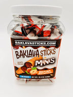 Baklava Sticks Minis, Hazelnut Chocolate Cream Crispy Phyllo Dough, 15.6 oz (40 Pieces)