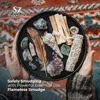 Shamanic Smudge for Diffuser - Flameless Smudging - 100% Pure Essential Oils Blend - Fresh & Herbal Scent with Sweet and Smoky Overtones - Therapeutic Grade & Vegan - 0.17oz (5ml)