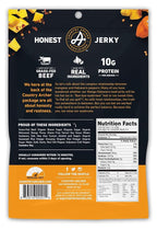 Country Archer Grass-Fed Beef Jerky - Beef Jerky Snack Pack, Beef Jerky Bulk, Individual Beef Jerky Pack, Protein Snack, Country Archer Beef Jerky, Gluten Free, Paleo - Mango Habanero, 2.5 oz (4 Pack)