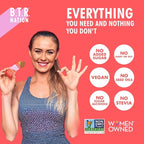 B.T.R. Nation Superfood Keto Protein Bars - Cinnamon Cookie Dough ENERGY | (4 Pack) | Plant Based Vegan Protein, Low Carb Food, Low Calorie, Gluten Free, No Sugar Alcohols, Boosted with Superfoods