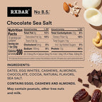 RXBAR Protein Bars, Protein Snack, Snack Bars, Chocolate Sea Salt, 18.3oz Box (10 Bars)