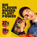 Daal By Keen Crunchy Mung Bean Snacks – Savage Ghost Pepper - Plant-Based Protein, High Fiber, Gluten Free & Nut-Free – Mix into Salads or Enjoy as an On-the-Go Snack - 1 Resealable Pack, 4.76 oz