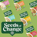 SEEDS OF CHANGE Certified Organic Brown Basmati Rice, Organic Food, 8.5 OZ Pouch (Pack of 12)