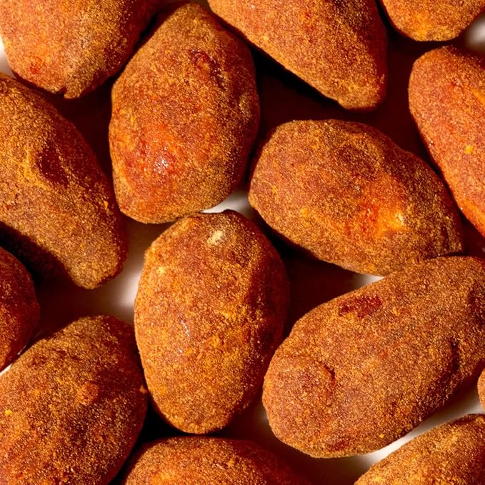 [Official Gilim HBAF] Korean Seasoned Hot Spicy Chicken Almonds Nut Protein Snack | Nutritious & Gluten Free | School, Work, Trip snack | Pre-workout Snack (Spicy Buldak, 1x120gram pack)