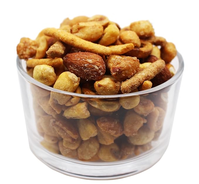 RESNACK Original Bar Mix – 2 Pack (14 oz each) – Spicy Peanuts, Corn Sticks, Sesame Sticks, Mini Pretzels & Smoked Almonds – Kosher, Chips Alternative Snack