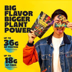 Daal By Keen Crunchy Mung Bean Snacks – Variety Pack - Plant-Based Protein, High Fiber, Gluten Free & Nut-Free – Mix into Salads or Enjoy as an On-the-Go Snack - 1 Resealable Pack, 4.76 oz