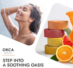 Shower Steamers Aromatherapy - Relaxation Gifts for Women, Shower Bombs, Unique Spa Gifts Shower Tablets, Stocking Stuffers for Women & Men (Citrus Scent 8PC)