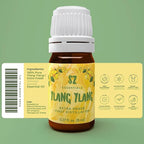 Ylang Ylang Essential Oil - 100% Pure Natural and Undiluted- Extracted from Cananga Odorata var. Genuina - Floral & Sweet Scent with Fruity Overtones - Therapeutic Grade & Vegan - 0.17oz