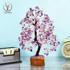 YATSKIA Amethyst Crystal Tree Stones and Crystals Tree of Life, Crystal Home Decor, Good Luck Gifts, Spiritual Gifts for Women