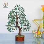 YATSKIA Green Aventurine - Money Trees, Chakra Crystalsm Crystal Trees as Home Decor, Healing Crystals, Tree for Home, Crystal Gifts for Women, Healing Crystals and Gemstones, Tree of Life Necklace