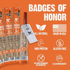 Righteous Felon Meat Sticks | 100% Beef Sticks | Gluten Free & Keto Meat Sticks | Low Sugar & High Protein Beef Sticks | Healthy Snack for Adults | Jerky Gifts for Men | Fiery Habanero, 24 Pack