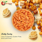 NY Spice Shop Chili Bits Rice Crackers - 1 Pound Spicy Crunchy & Mild Asian Crackers Healthy Snacks - Perfect for Salad Toppings and On The Go Snacking