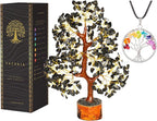 YATSKIA Black Tourmaline Crystal Tree of Life - Money Tree - Birthday Gifts for Women - Chakra Crystals and Stones - Positive Energy Gifts