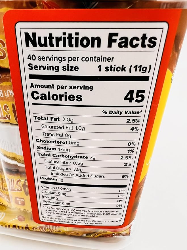Baklava Sticks Minis, Peanut Butter Cream Crispy Phyllo Dough, 15.6 oz (40 Pieces) (FULL JAR 40 minis, Peanut Butter)