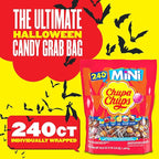 Chupa Chups Mini Lollipop Halloween Trick or Treat Candy Variety Assortment, 5 Flavors, Individually Wrapped Bulk Candy for Adults & Kids, 50.8 oz Bag (240 Suckers)