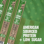 Righteous Felon Meat Sticks | 100% Turkey Sticks | Gluten Free & Keto Meat Sticks | Low Sugar & High Protein Turkey Sticks | Healthy Snack for Adults | Jerky Gifts for Men | Lemon Pepper, 24 Pack