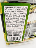 Baklava Sticks Minis, Pistachio Cream Crispy Phyllo Dough, 15.6 oz (40 Pieces) (FULL JAR 40 minis, Pistachio)