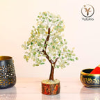 YATSKIA Green Jade Crystal Tree of Life - Crystals and Stones - Gemstone Tree - Crystals Decor - Feng Shui Decor - Crystal Gifts for Women