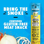 Lorissa's Kitchen Beef Jerky Mini Sticks, Premium Grass Fed & Finished, Original Smoke Show Flavor - 4g Protein, On the Go Snacks, Free from Top 9 Allergens, Non-GMO, Gluten-Free, 0.5 Oz (24 Count)