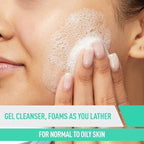 CeraVe Foaming Facial Cleanser, Daily Face Wash for Oily Skin, Hyaluronic Acid + Ceramides + Niacinamide, Fragrance Free & Paraben Free, Non-Drying Oil Control Face Wash, 8 Fluid Ounces