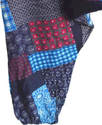 AITFINEISM Men's Drawstring Aladdin Hippie Harem Pants Loose Drop Crotch Trousers