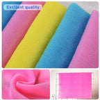 ARCH&M Exfoliating Washcloth 12 Pack Back Scrubber for Shower Towel Body Scrubber Microabrasion Sponge Japanese Bath Wash Korean Exfoliating Beauty Wash Cloth Loofah Scrubber OPNB